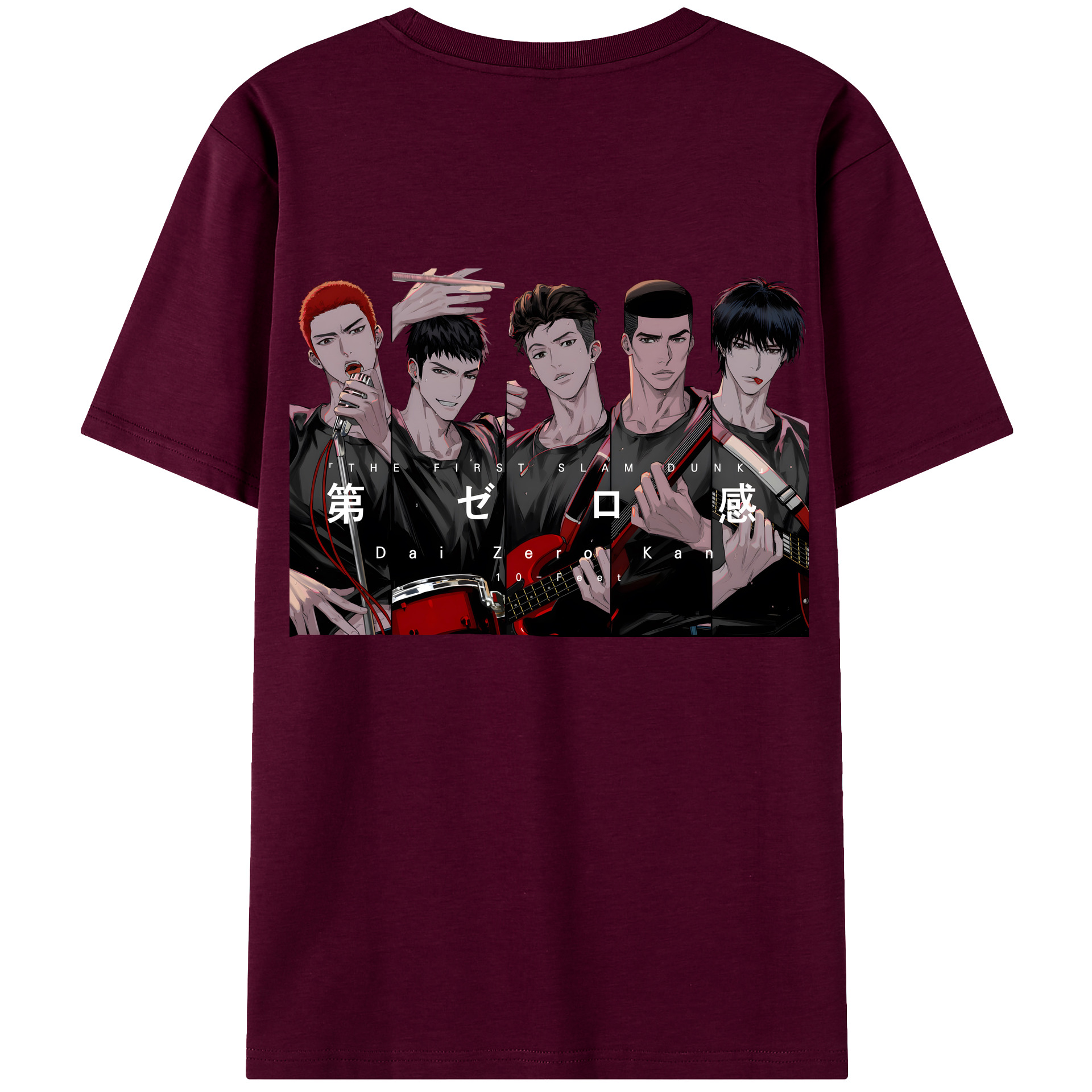 SLAM DUNK／スラムダンク レディース半袖Tシャツ(バックプリント)